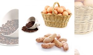 Potatoes, Eggs, and Coffee Beans