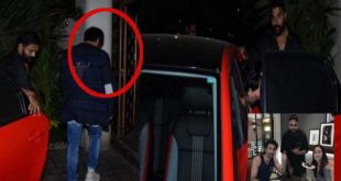 Ranbir Kapoor late night at Alia Bhatt