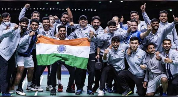 Photo of थॉमस कप जीतकर भारतीय बैडमिंटन टीम ने रचा इतिहास