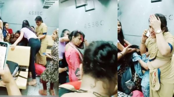 Photo of Video :पहले पकड़े हाथ फिर खींचा बाल उसके बाद जो हुआ …