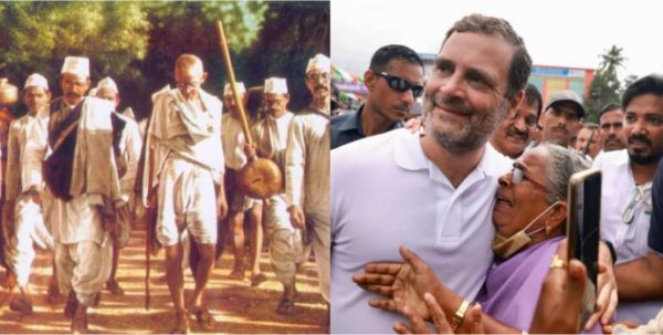 Photo of गांधी से गांधी तक : पॉलिटिशियन को सूट करती है पदयात्रा