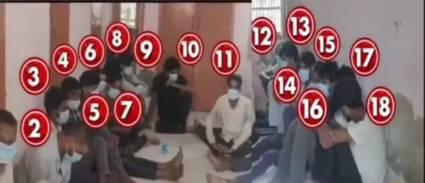 Photo of ये हैं मेवात के दंगाई…नूंह के थाने में नीचे बैठे दिखे मेवात के दंगाई