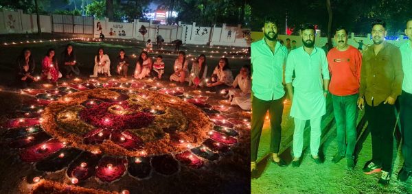 Photo of छोटी दीपावली पर हैंडबॉल प्लेयर्स ने कोर्ट जगमगाकर दी दीपावली की शुभकामनाएं