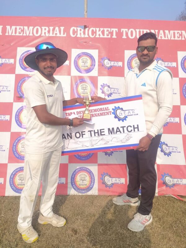 Photo of द्वितीय तारा देवी मेमोरियल क्रिकेट टूर्नामेंट : द क्रिएटर्स क्रिकेट क्लब की जीत में राहुल गोंड ने झटके पांच विकेट
