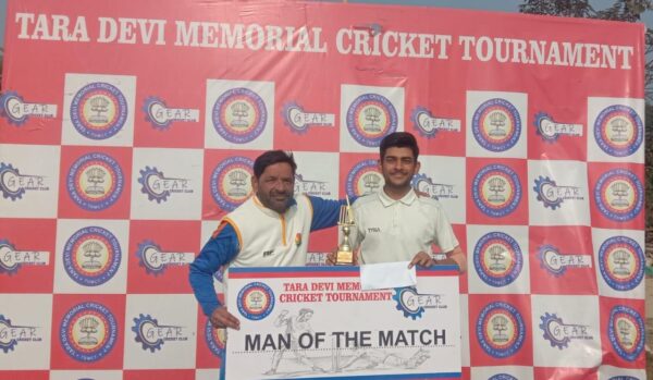 Photo of द्वितीय तारा देवी मेमोरियल क्रिकेट टूर्नामेंट : कल्पना क्रिकेट फाउंडेशन की जीत में सम्यक का कमाल