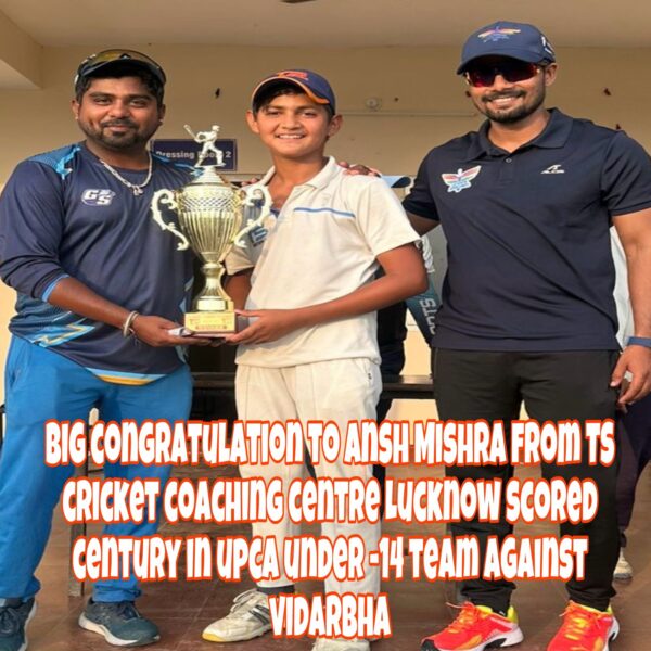 Photo of राजसिंह डूंगरपुर क्रिकेट ट्रॉफी में चमका लखनऊ का अंश मिश्रा, पढ़े-पूरी रिपोर्ट