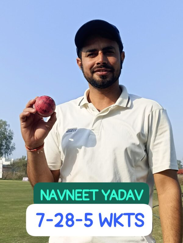 Photo of यूपी टिंबर क्लब की जीत में नवनीत यादव चमके, झटके पांच विकेट
