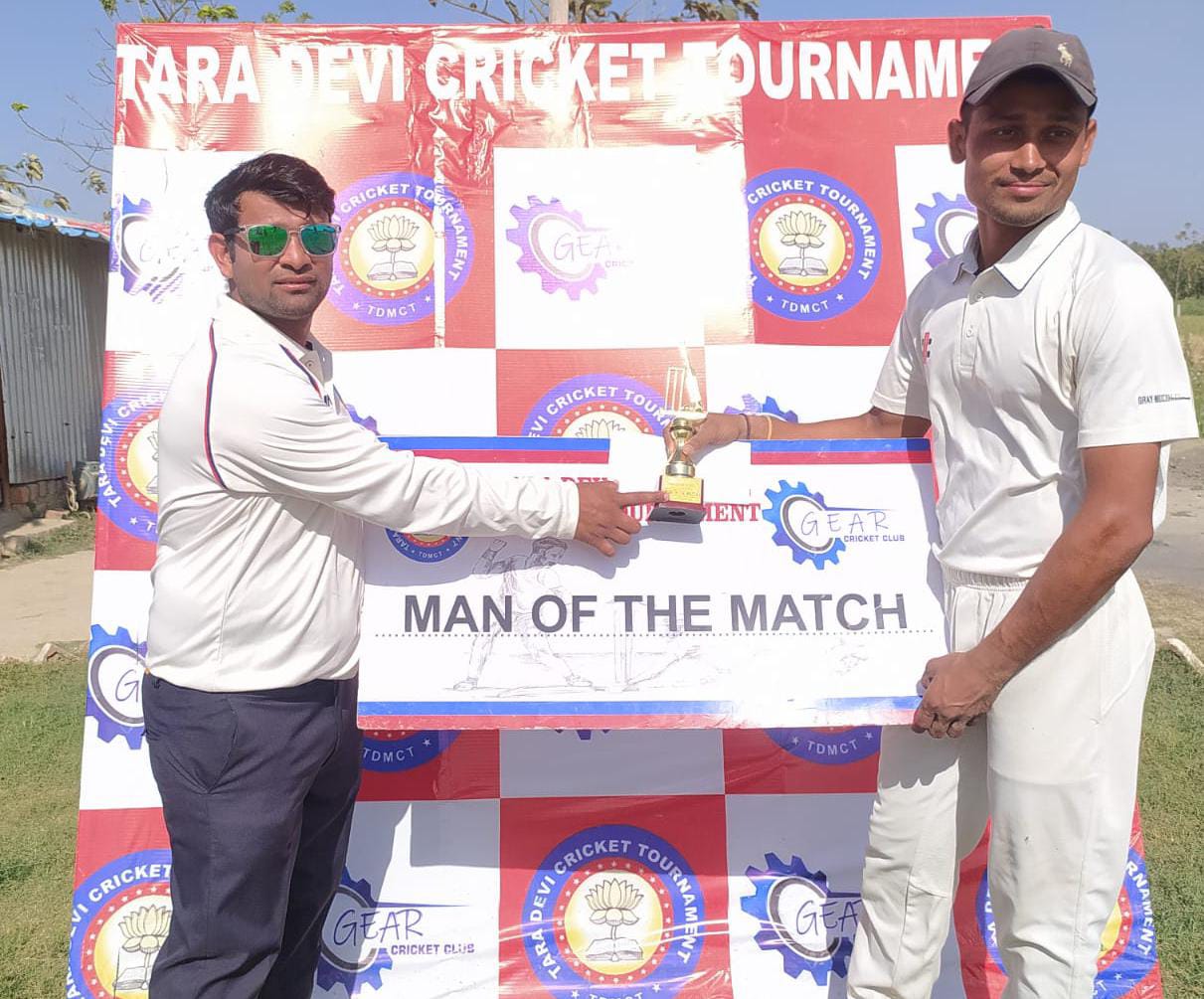 Photo of अंकित यादव के शतक से सीएसडी सहारा क्रिकेट अकादमी बीकेटी फाइनल में