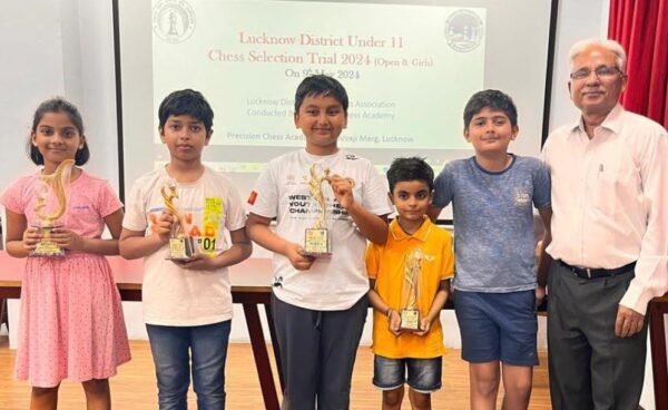 Photo of लखनऊ जिला अंडर 9 एवं अंडर 11 आयु वर्ग शतरंज चयन प्रतियोगिता : देखें कौन रहा विजेता
