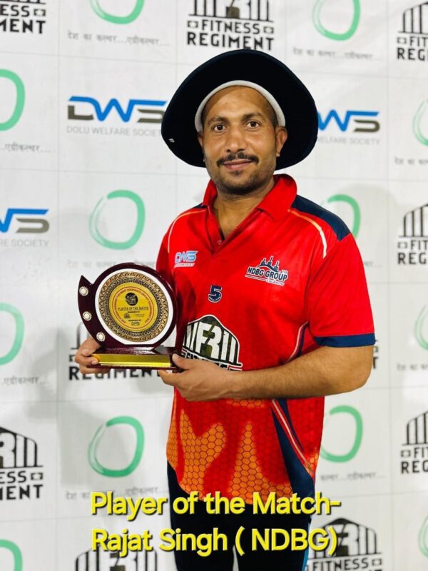 Photo of रजत सिंह ने आतिशी शतक जड़कर एनडीबीजी को दिलाई जीत