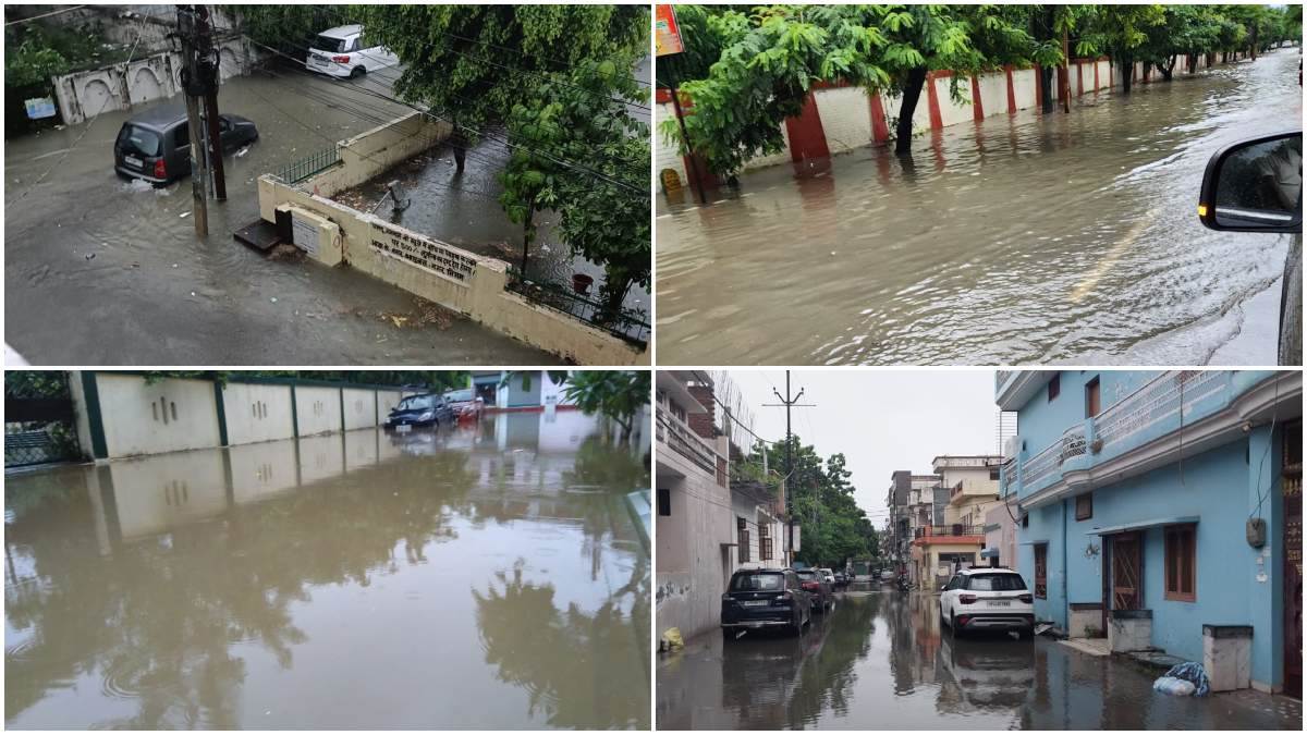 Photo of लखनऊ में तेज बारिश से हाल बेहाल, विधानसभा, नगर निगम, से लेकर सड़कों पर भरा पानी