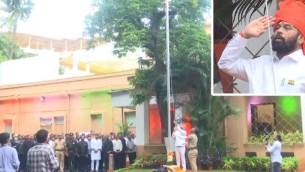 Photo of Video : झंडा ऐसा बांधा कि CM 30 सेकंड तक करते रहे मशक्कत…