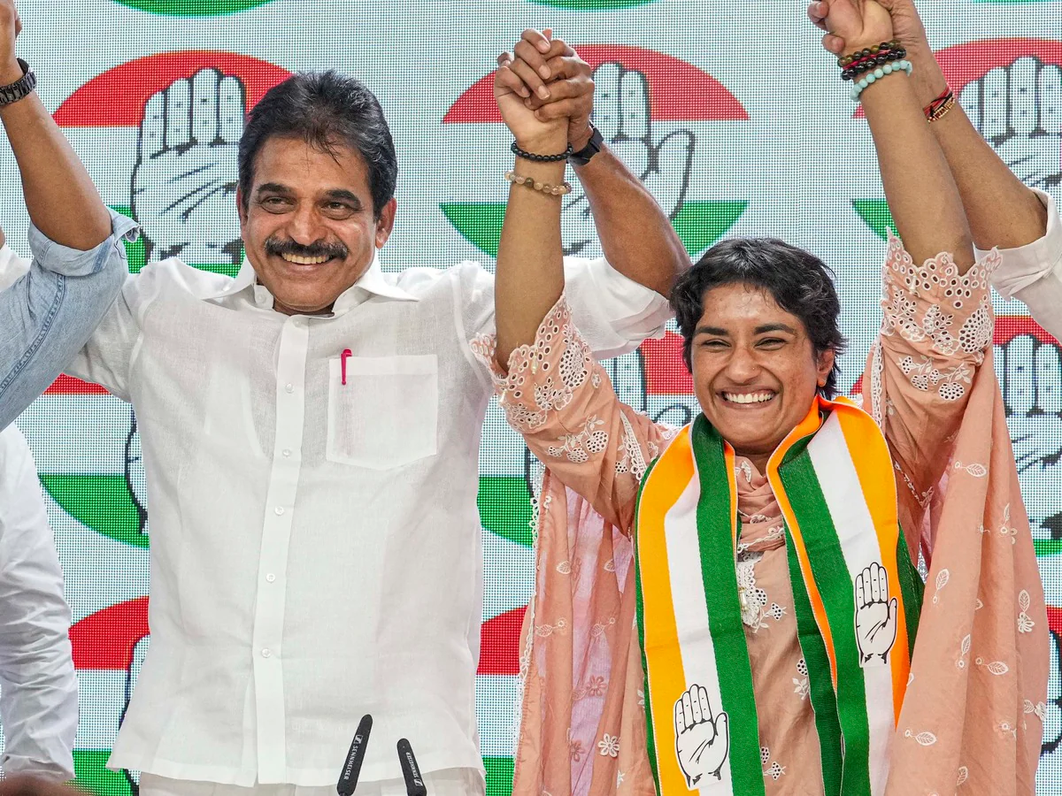 Photo of कांग्रेस में शामिल होने और टिकट मिलने पर विनेश फोगाट की पहली प्रतिक्रिया