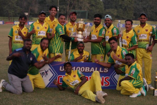 Photo of लखनऊ हीरोज ने जीता कृष्णा साईं 100 बॉल दिव्यांग प्रीमियर लीग क्रिकेट टूर्नामेंट