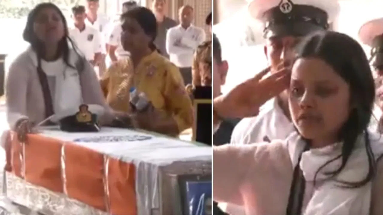 Photo of पहलगाम आतंकी हमले में शहीद नेवी ऑफिसर विनय नरवाल को पत्नी का आखिरी सैलूट