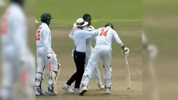 Photo of क्रिकेट मैदान में बरसने लगे मुक्के, गेंदबाज ने की हाथापाई, देखें-एकदम ताजा VIDEO