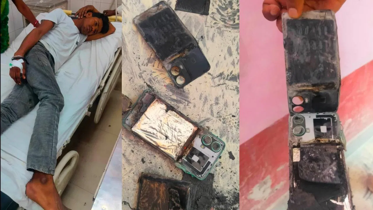 Photo of बाराबंकी जिला अस्पताल में मरीज की जेब में मोबाइल फटा, मची अफरातफरी 