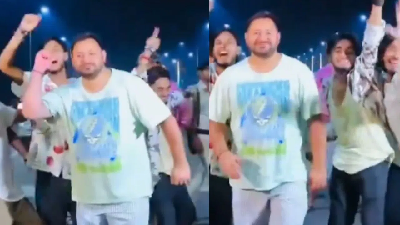 Photo of पटना में वोटर अधिकार यात्रा का समापन, तेजस्वी यादव का डांस वीडियो वायरल