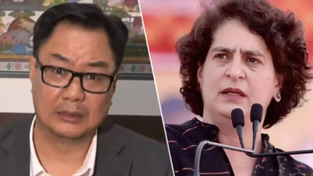 Photo of किरेन रिजिजू ने कांग्रेस सांसदों पर लगाया आरोप, प्रियंका गांधी का पलटवार