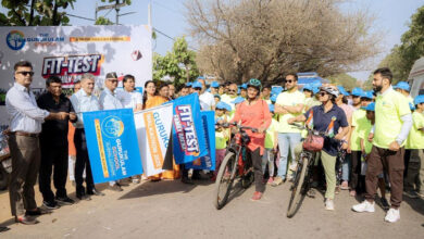 Photo of द गुरुकुलम स्कूल व एसएनआई के साथ आरएसजी स्टेडियम में वॉकाथॉन, जुम्बा व योग सत्र का आयोजन