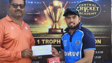 Photo of CCC T-20 टूर्नामेंट: सौरभ दुबे के तूफानी अर्धशतक से REPL क्रूसेडर्स की धमाकेदार जीत, ध्रुव एकेडमी भी जीती