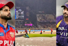 Photo of KKR vs PBKS: ईडन गार्डन्स में ‘इंद्रदेव’ ने बचाई केकेआर की लाज, बारिश से धुला मैच तो पंजाब बनी नंबर-1!
