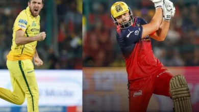Photo of CSK vs RCB: एम चिन्नास्वामी में टिम डेविड का ‘तूफान’, जेमी ओवरटन के एक ओवर में बने 30 रन; बेंगलुरु ने रचा इतिहास