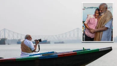 Photo of चुनावी माहौल में पीएम मोदी का हुगली दौरा, गंगा को नमन और बंगाल विकास पर जोर