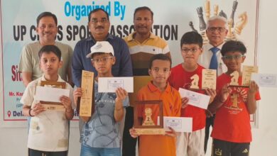 Photo of UP State Chess Championship: अंश काबरा बने अंडर-11 ओपन चैंपियन, अविजित रहकर जीता खिताब