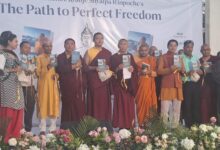 Photo of लुम्बनी  से पूरे विश्व में  सनातन ध्वजा  को फहराने की कोशिश