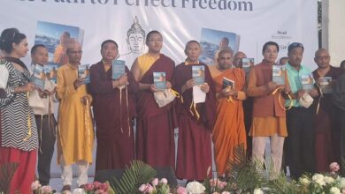 Photo of लुम्बनी  से पूरे विश्व में  सनातन ध्वजा  को फहराने की कोशिश