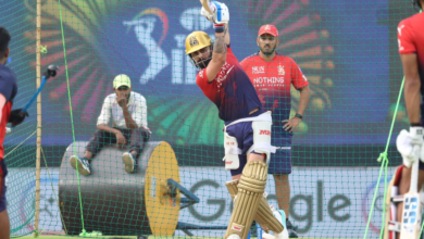 Photo of IPL 2026: इकाना में ‘किंग कोहली’ का जलवा, LSG के खिलाफ महा-मुकाबले से पहले नेट पर जमकर बहाया पसीना