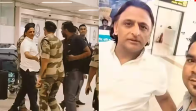 Photo of New Look Viral: जींस-टीशर्ट में दिल्ली एयरपोर्ट पर दिखे अखिलेश यादव, बिना टोपी बदला अंदाज