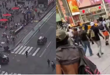 Photo of न्यूयॉर्क के टाइम्स स्क्वायर में फायरिंग से मची अफरा-तफरी, वीडियो आया सामने