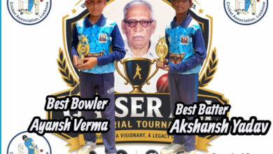 Photo of कैसर अली मेमोरियल क्रिकेट टूर्नामेंट : अयांश वर्मा के ‘पंजे’ से उड़ी अभिजीत सरकार XI, ज्ञानेंद्र पांडेय XI की 84 रनों से एकतरफा जीत