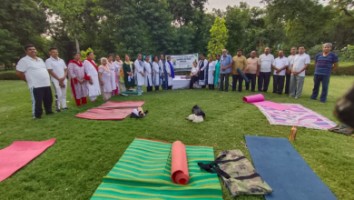 Photo of International Yoga Day 2026: लखनऊ की देववन नक्षत्र वाटिका में मना योग दिवस; ‘ट्री मैन’ मुकेशानंद और सैकड़ों नागरिकों ने किया योगाभ्यास