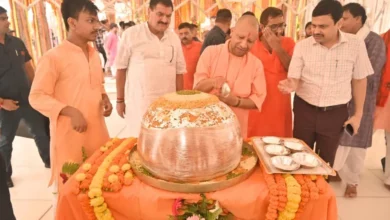 Photo of CM Yogi Birthday: हवन-यज्ञ, पौधारोपण और 54 किलो का लड्डू, यूपी भर में खास अंदाज में मनाया गया योगी आदित्यनाथ का जन्मदिन