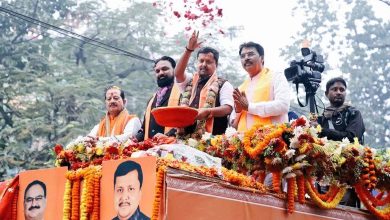 Photo of नितिन नवीन की लखनऊ स्वागत यात्रा में हनुमान प्रतिकृति विवाद, VHP ने जताई कड़ी आपत्ति