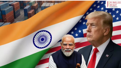 Photo of US Tariff on Indian Goods: अमेरिकी 10% टैरिफ के बीच भारत का 45% निर्यात सुरक्षित; जापान डील व GCC बने ढाल
